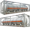 30FT Nitric Acid Above 70% HNO3 Storage Transport Tank Container ( Pure Aluminium Tank 22CBM)