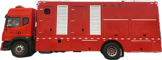 DFAC Large Flow Drainage Emergency Rescue Trucks with Generator 350kw Pump 3000m3/h