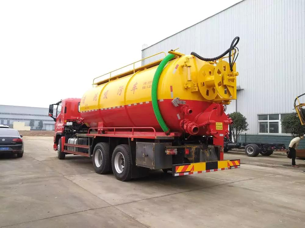 ISUZU Combined Sewer jetting vacuum trucks (19)