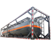 Iso 40FT Chemical Liquid HCl Acid Container Tank Lined PE 16mm 28KL