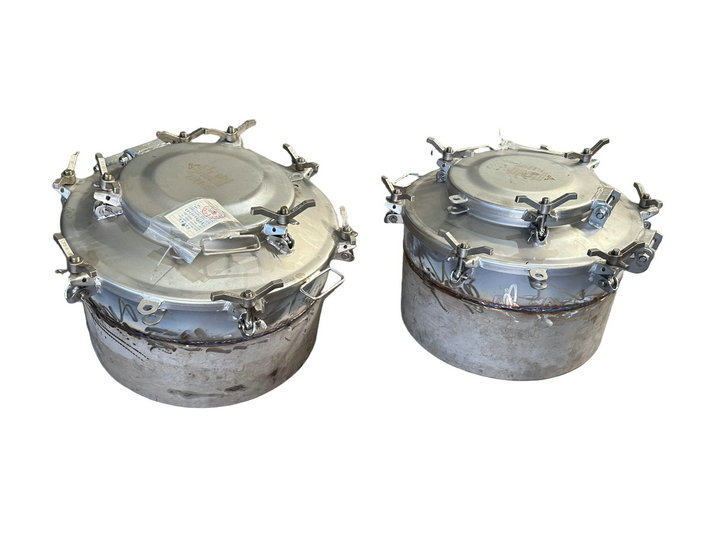 SS304, SS316L Stainless Steel Manhole Cover for Sulfuric Acid Tank, Dust Tank, Chemical Tanker Truck