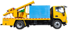 Customize FOTON Guardrail Post Driving Maintenance Truck with Drilling Device Screw Air Compressor And Hydraulic Pile Hammer 