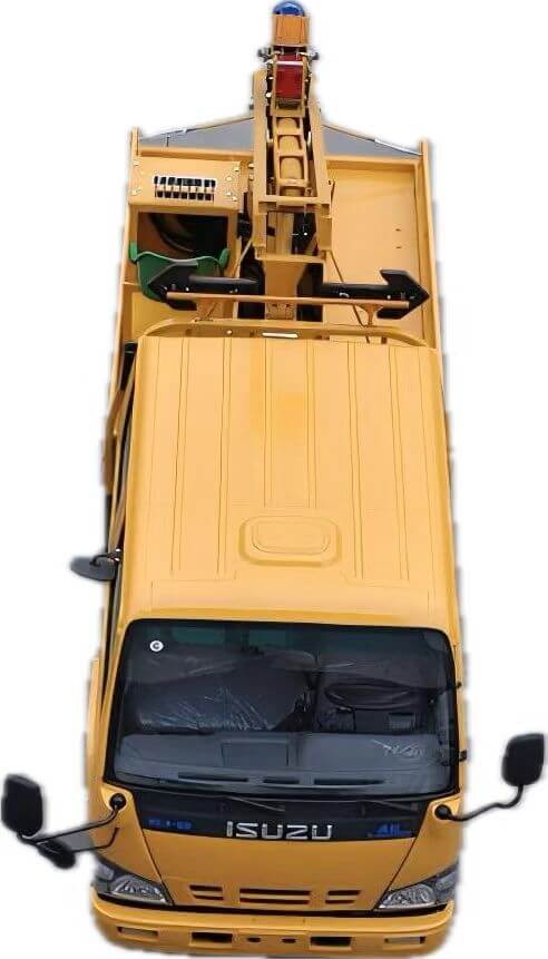 Customize ISUZU Truck Mounted Guardrail Post Driving And Drilling Equipment 