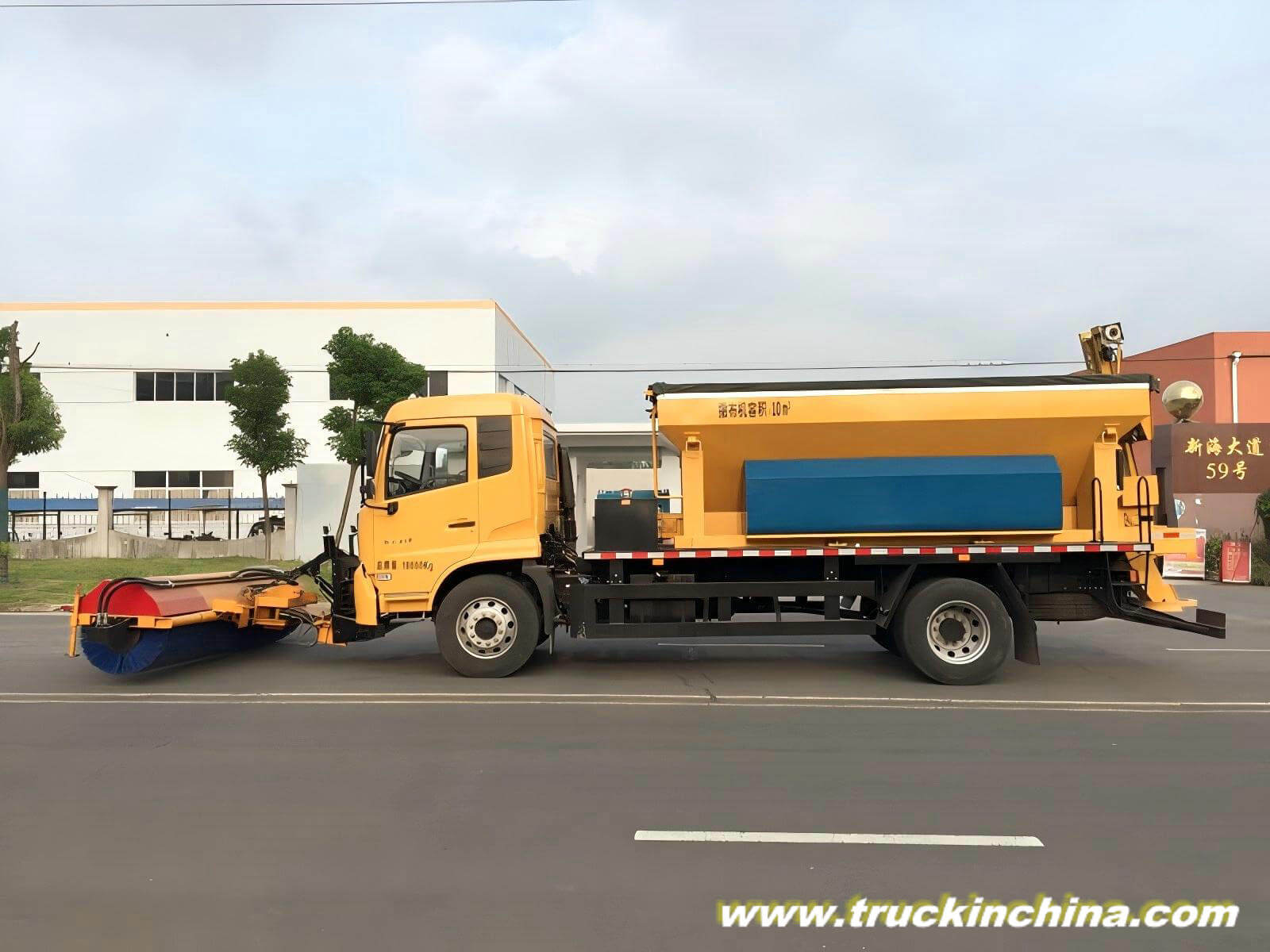 Dongfeng Snow sweeper trucks (4)
