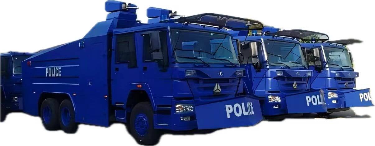 HOWO Armored Anti-Riot Water Cannon Vehicle 6×4