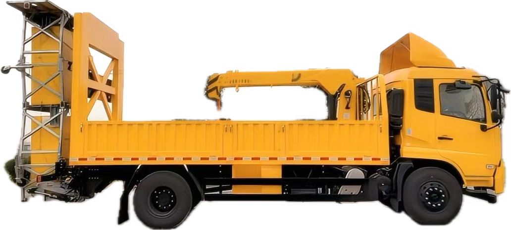  Customize DFAC Truck Mounted 3 T Telescopic Crane & Attenuator TMA 