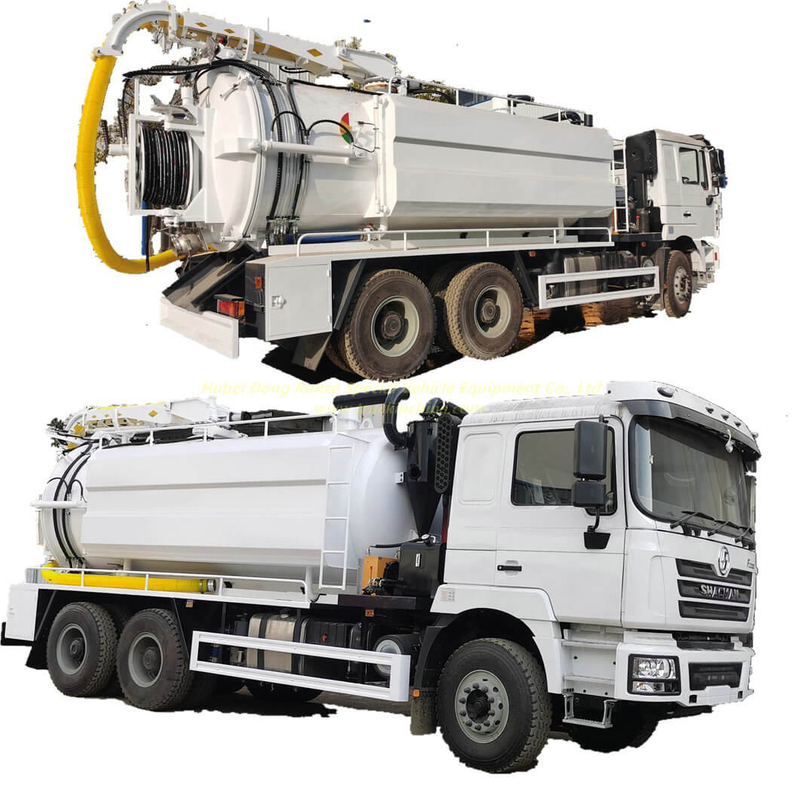 Shacman F3000 Hydro Excavators Truck Sewer Jet Suction Units (RHD 13500L Sewage+4000L Clean Water )
