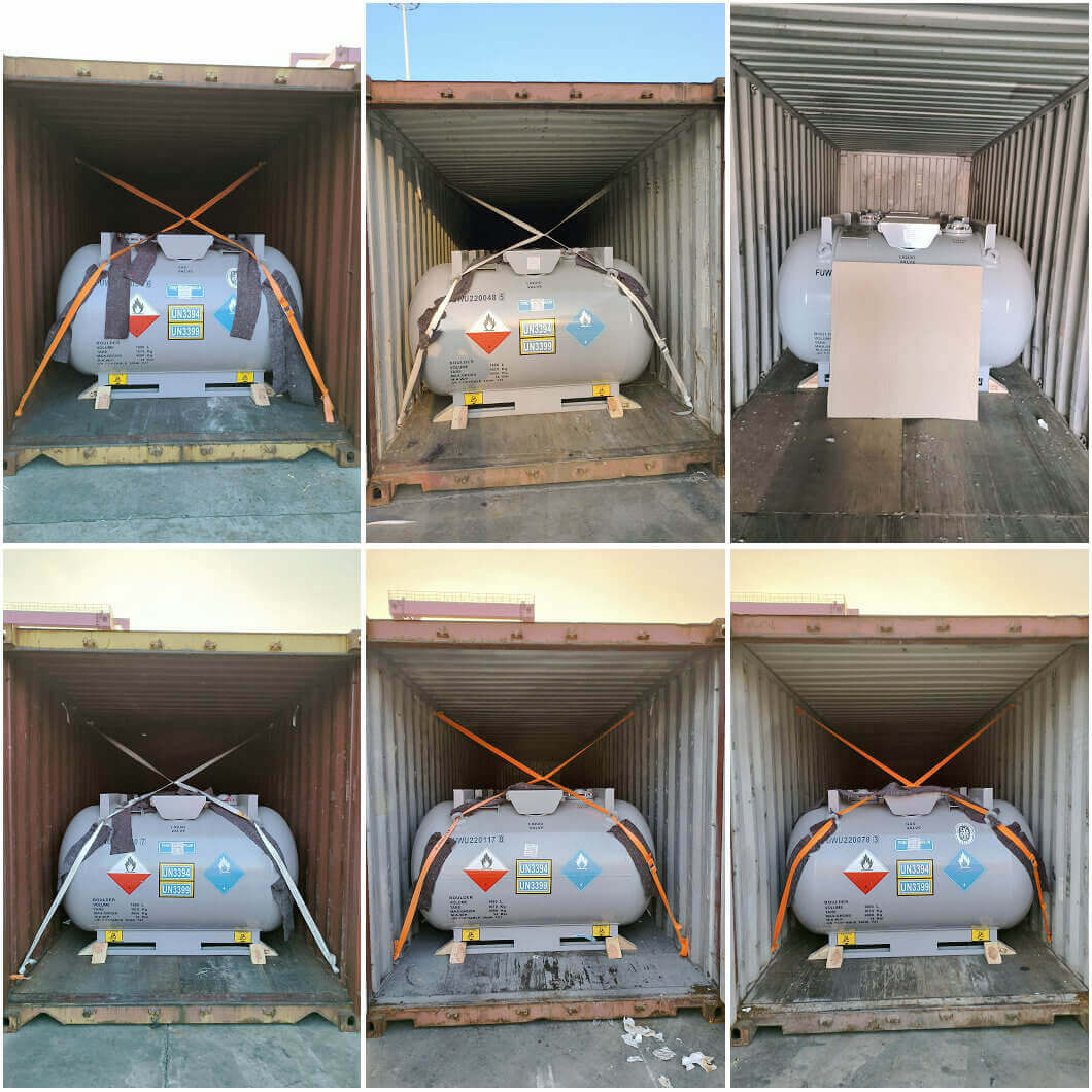 80Units Metal Alky C480 UN Portable Tank T21 TEAL Cylinders to USA 