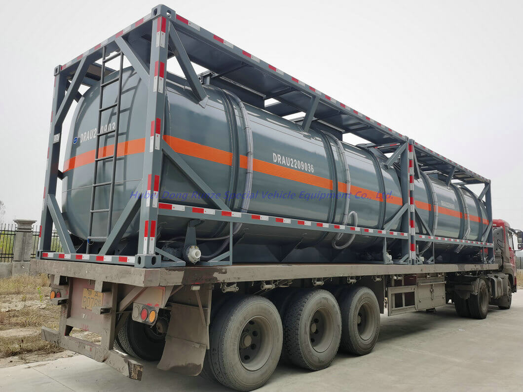 lined PE HCL Acid ISO Tank Container 20ft (10)
