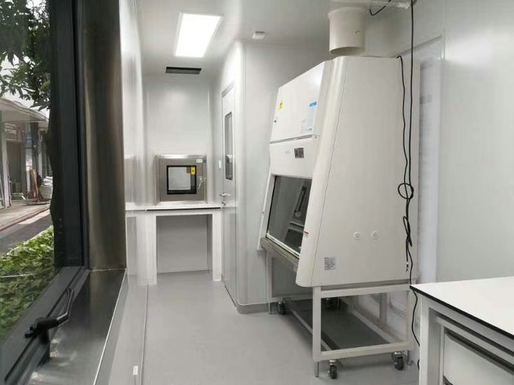 Molecular Laboratory with PCR System Molecular Diagnostics Platform Container House PCR Shelters