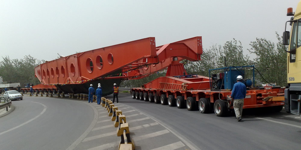 Hydraulic Modular Trailers, Multi Axle Trailer 250t