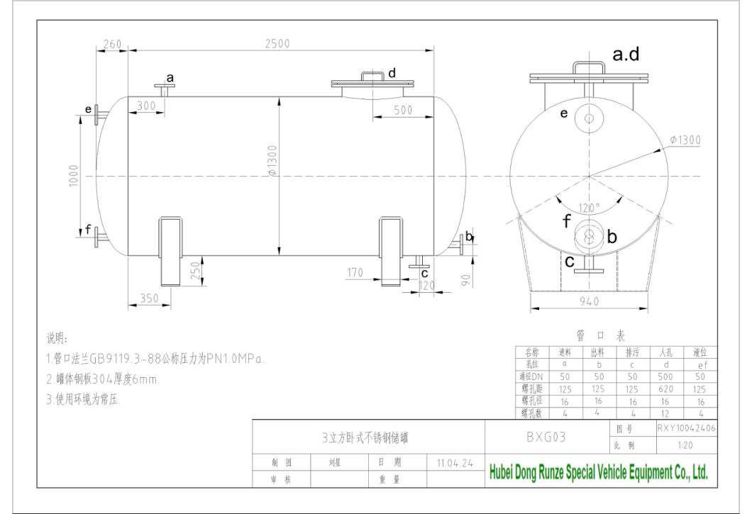 Chemical Storage Tank Customize 1000L -25000L (Vertical / Horizontal Acid Storage Tank Steel Lined LLDPE)