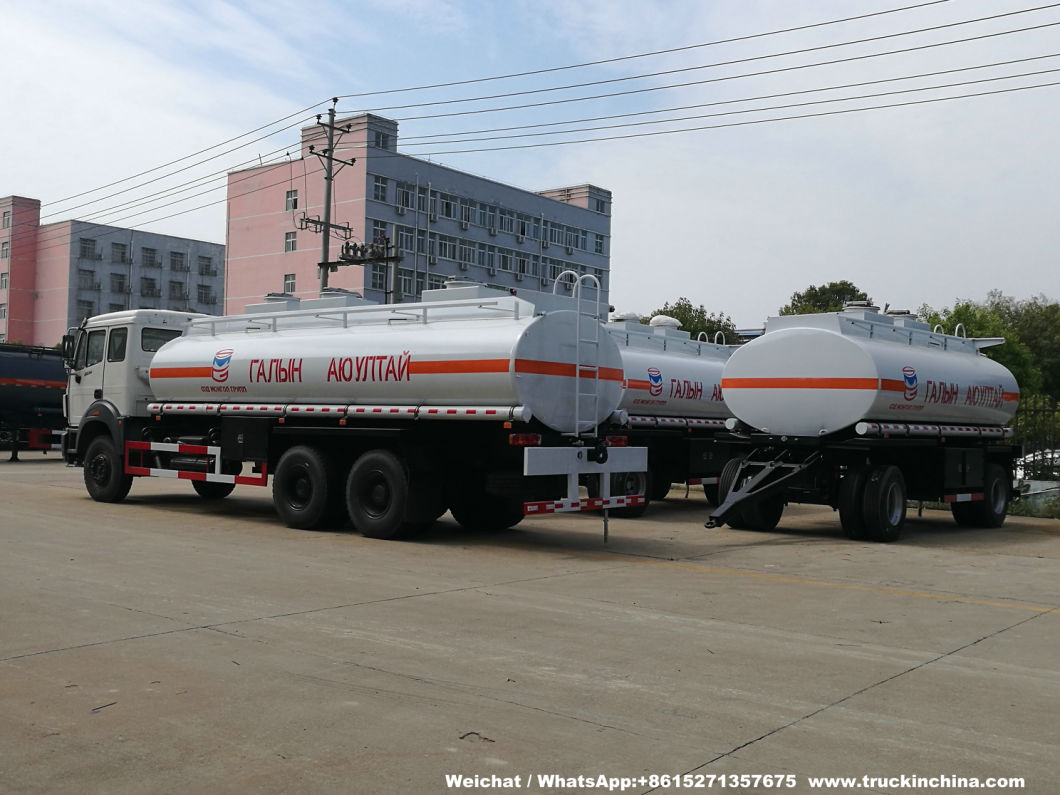 Customize 15t -25t Drawbar Oil Tanker Trailers (Tractor Dolly Trailer Full for Fuel/Water/Oil/Diesel Trailer Pup Tanker Truck)