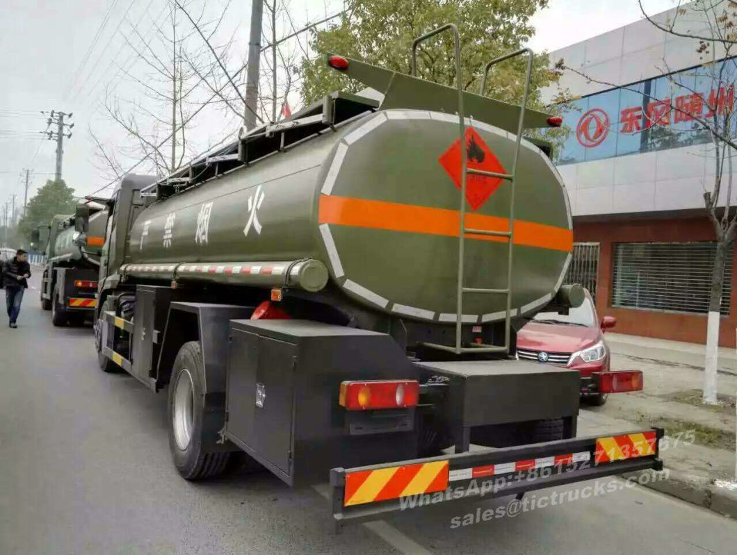 King Run Mobile Fuel Bowser Trucks LHD / Rhd 4X4 All Wheel Drive