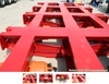 Modular Trailer Multi Axle 4 Lines 8 Axle Lowbed Semi Trailer 100t