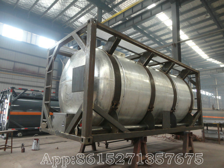 ISO 20FT Nitric Acid Tank (HNO3 Aluminium 20Feet Tank Container 81002 UN)
