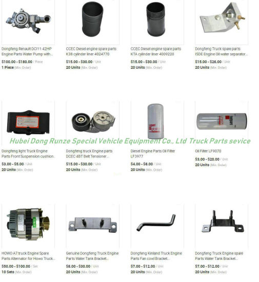 Dongfeng Truck Parts (Truck Engine Parts)