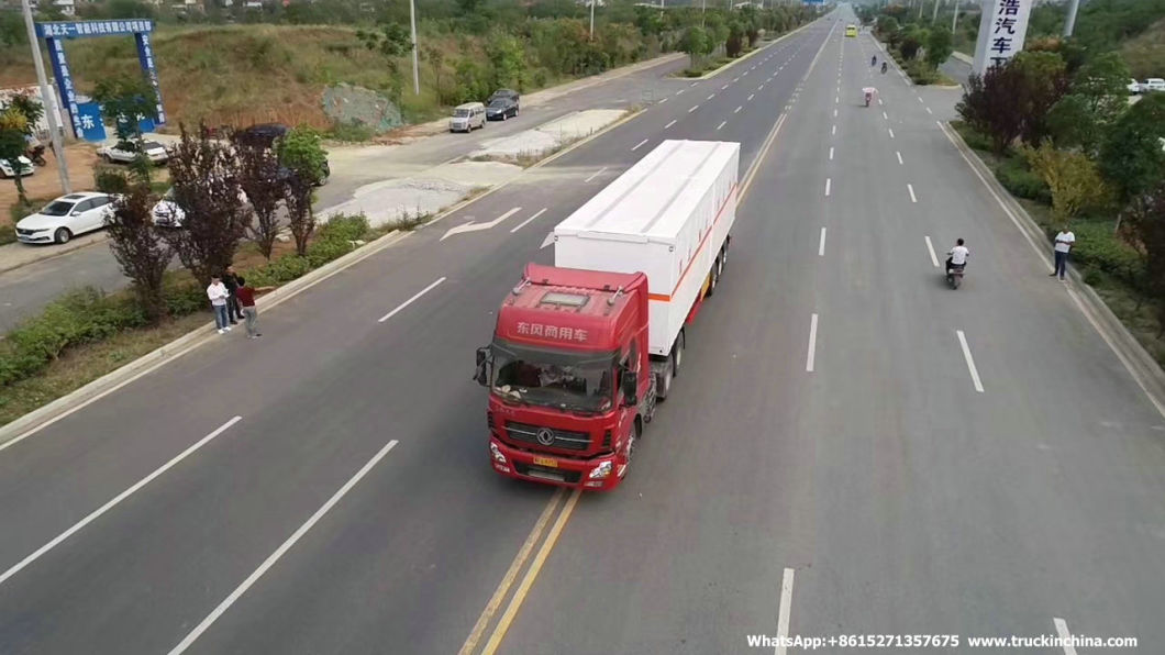 Customizing 3 Axles Insulated Van Explosion-Proof Blasting Goods (Explosive Detonator, Blasting Cap) Transport Trailer