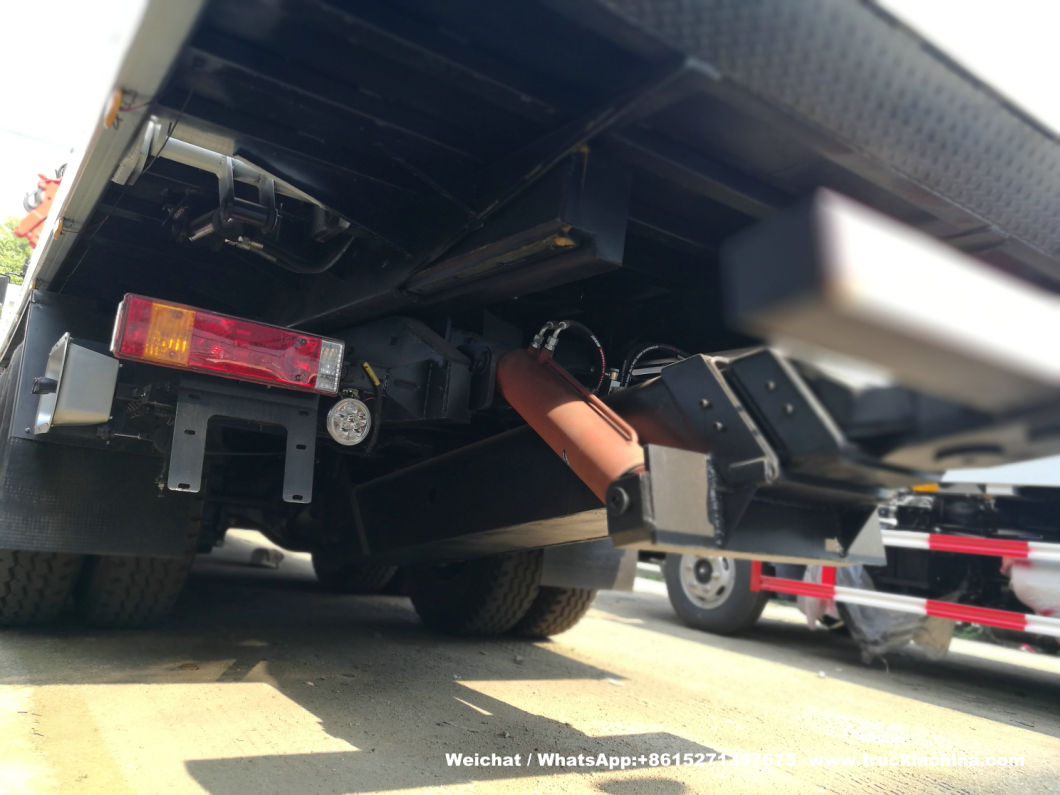 Heavy Car Carrier Flatbed Truck Mounted 10 Ton Knuckle Crane - Shacman F3000, L3000, M3000, H3000 Reovery Wrecker
