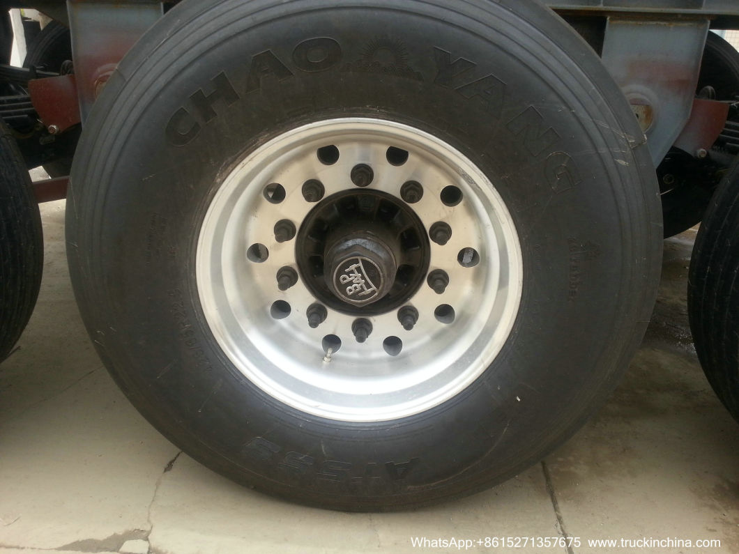 30t 3 Axles Hf Acid Tanker Trailer (Steel Tank Lined PE Hydrofluoric Acid, Hydrochloride Acid, Pickling Waste Water, Pickling Liquid 8000USG -10000USG)