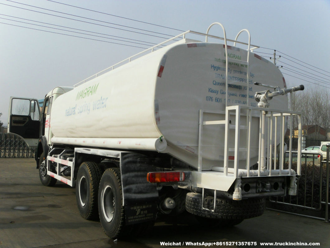 Beiben Truck Mounted Water Tank 20t-25t (Stainless Tank for Potable Water, Fresh Water, Produced Water, Spring Water with Water Bowser)