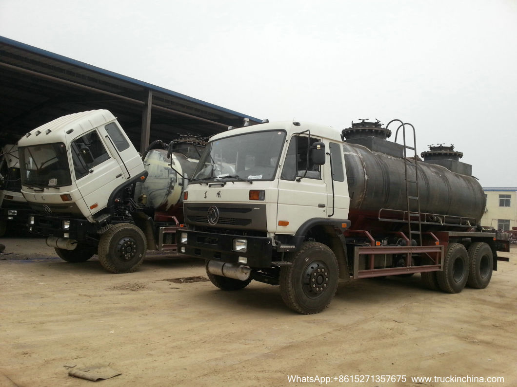 Vacuum Tanker for Oilfiled Wast Slurry Evacuation and Transport (14 CBM -20CBM Cesspit Emptier)