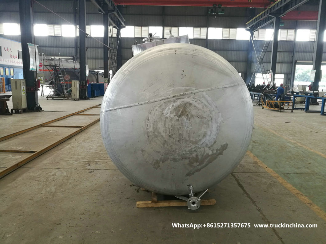 Nitric Acid Tanker Trailer Used for Transporting Nitric Acid Acetic Acid (Made Of Pure Aluminum, 2-3 Axles Road Tanker)