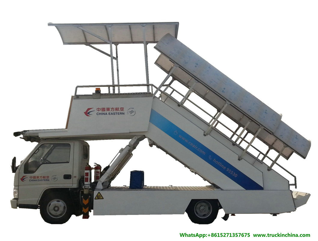 Aircraft Passenger Stairs for Airport Passenger Boarding (ISUZU. FOTON. JMC. DONGFENG Diesel or Electric Power Aviation Stairway)