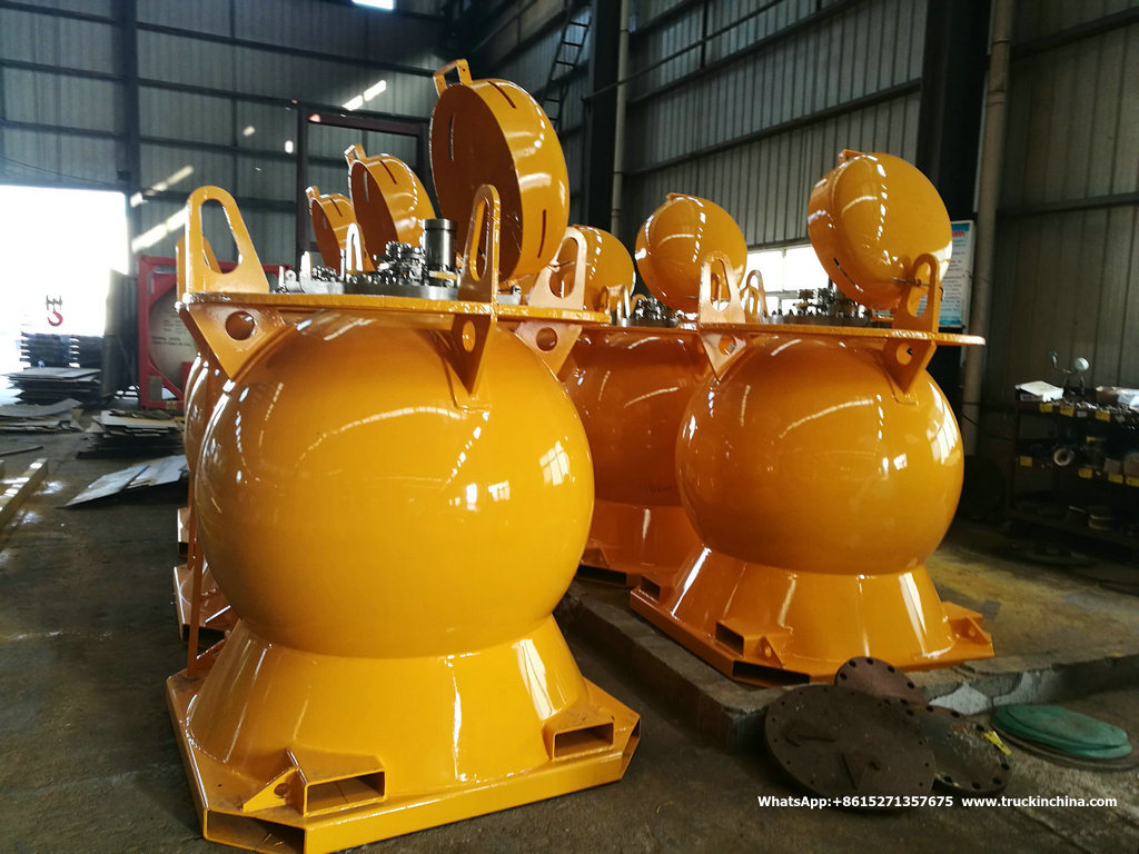 Stainless Steel Spherical T22 Portable Tank 1.6cbm 316L (T22 ISOTANK Portable Pressure Vessel)