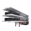 3 Axle Flatbed Semi Trailer 40FT Container with Container Locks