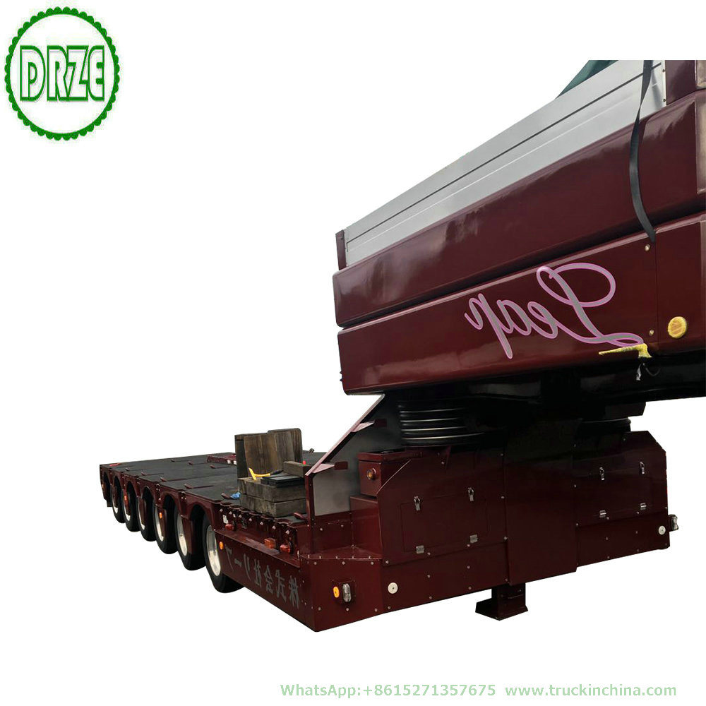 Wholesale Customization 150t Multi 89 Axles Functional Gooseneck