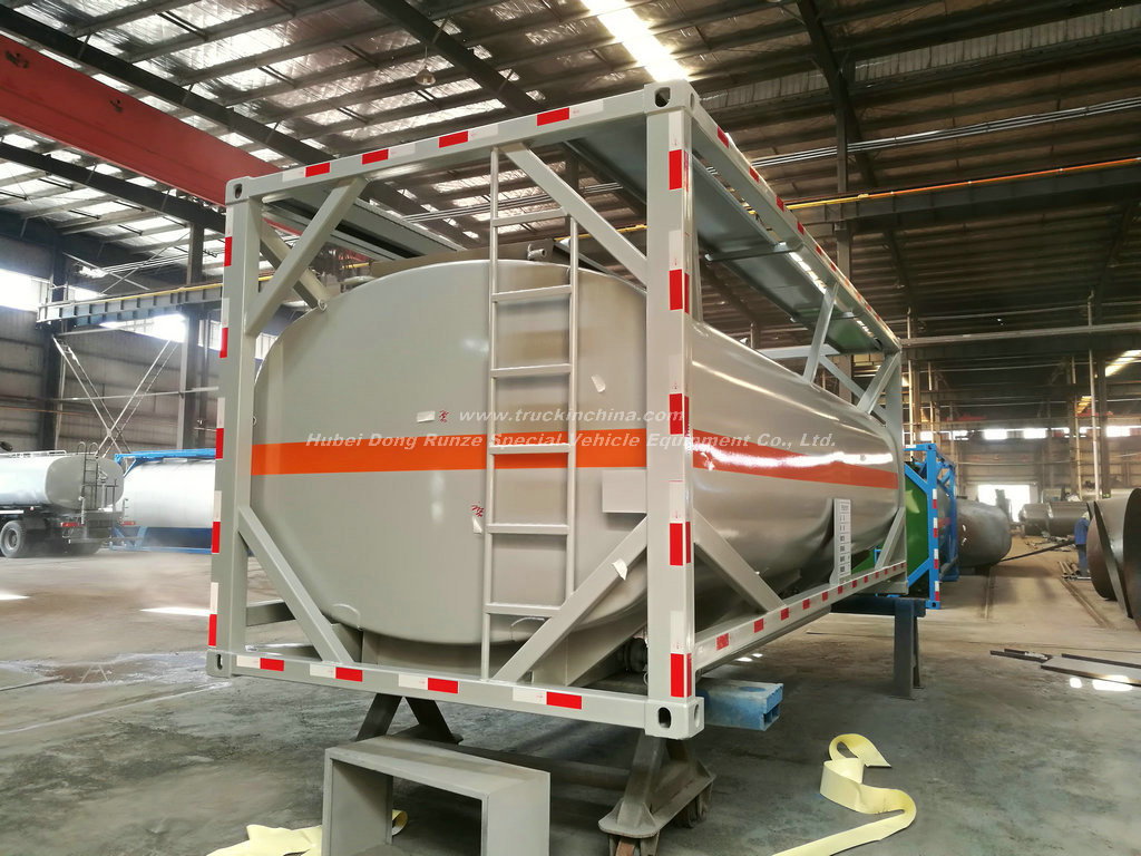 20FT Tank Container for Acetic Acid 5 % Steel Lined LDPE also for HCl (max 35%), NaOH (max 50%), NaCLO (max 15%), PAC (max 17%), H2SO4(60%, 98%), HF ( 48%),