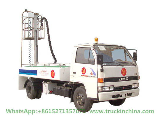 Jmc Aircraft Lavatory Service Truck Clean Water Tank 1200L Sewage Tank 3000L (Aircraft Sewage Tanker With Vacuum Pump Electric Diesel Vehicle)