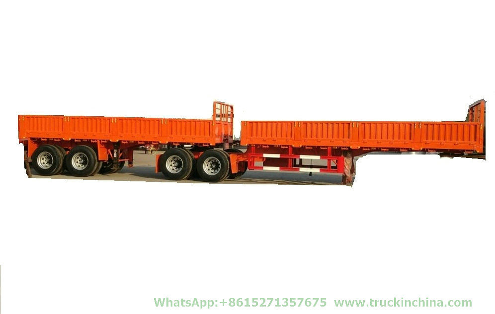 Customized Double Combination Interlink Trailer (Dolly 2-6 Multi Axles 20T -80Tone)