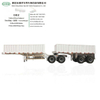 Customized 4 -6 Axles Double Dolly Full Trailer with 5th Wheels (Interlink Trailer Combination 2 Trailers)