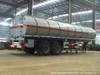 30t -38t Stainless Tanker Trailer Insulated Steam Heating System for Transport Hot Liquid Coal Tar Oil, Crude Oil, Waxs Chemcial