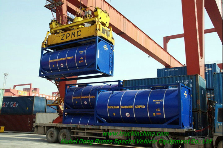 20FT Bitumen Tank Container Customizing Transport Hot Asphalt 20000-24000 Litre (Bitutainer)