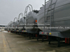 3 Axles Acid Tank Trailer for HCl (max 35%) , Naoh (max 50%) , Naclo (max 10%) , PAC (max 17%) , H2so4, H3po4 (10%-85%) , Nh3. H2O, H2O2 (30%) etc 28cbm-45cbm