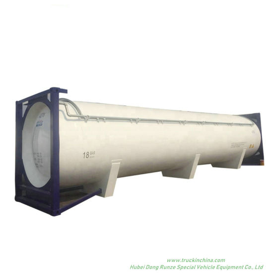LPG ISO T50 Tank Container 20FT, 30FT, 40 FT Portable or Road Trannsport Un1075 (DEM, Isobutane, cooking gas) 24kl, 42kl