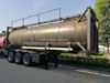 Lined Tank Container for Road Transport 28kl Hydrochloric Acid HCl (max 35%) , Naoh, Naclo