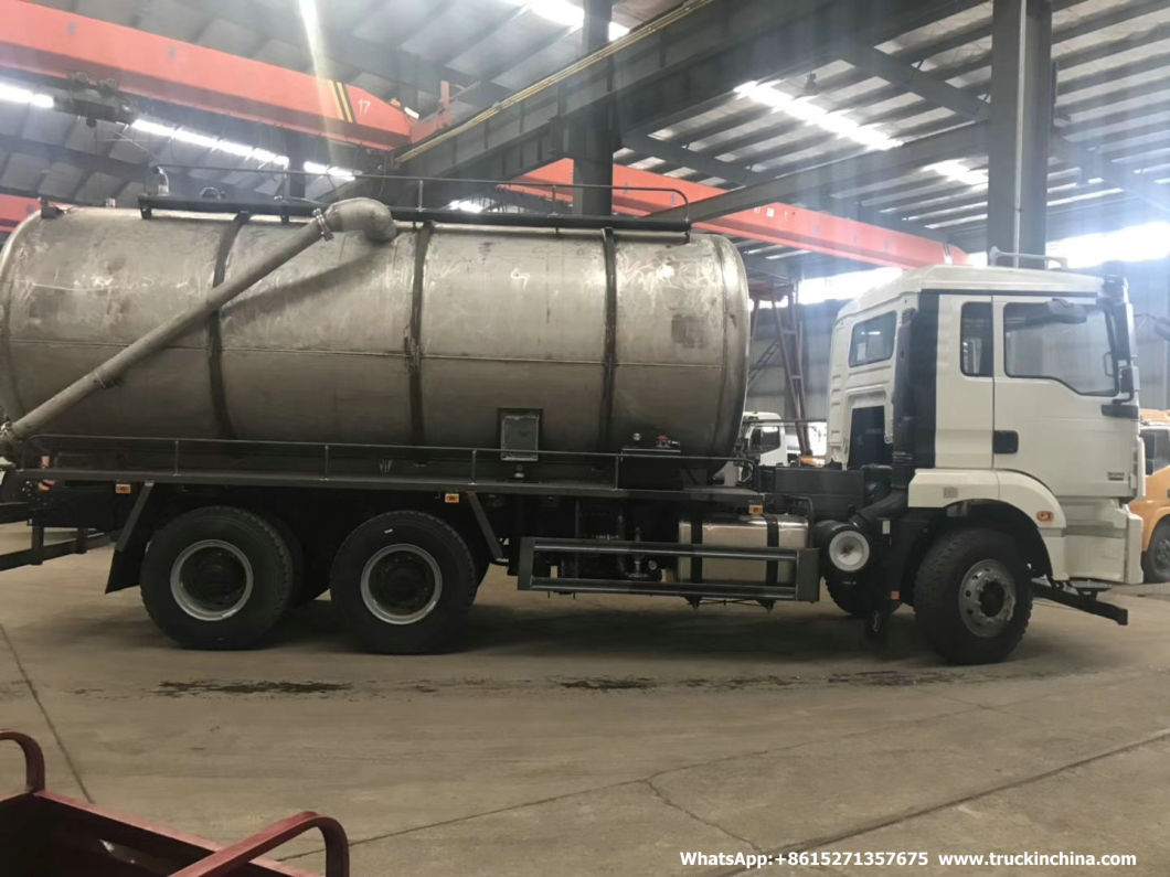 Shacman vacuum Jetting Tanker (Vacuum Tank Combined Tank Stainless Steel)
