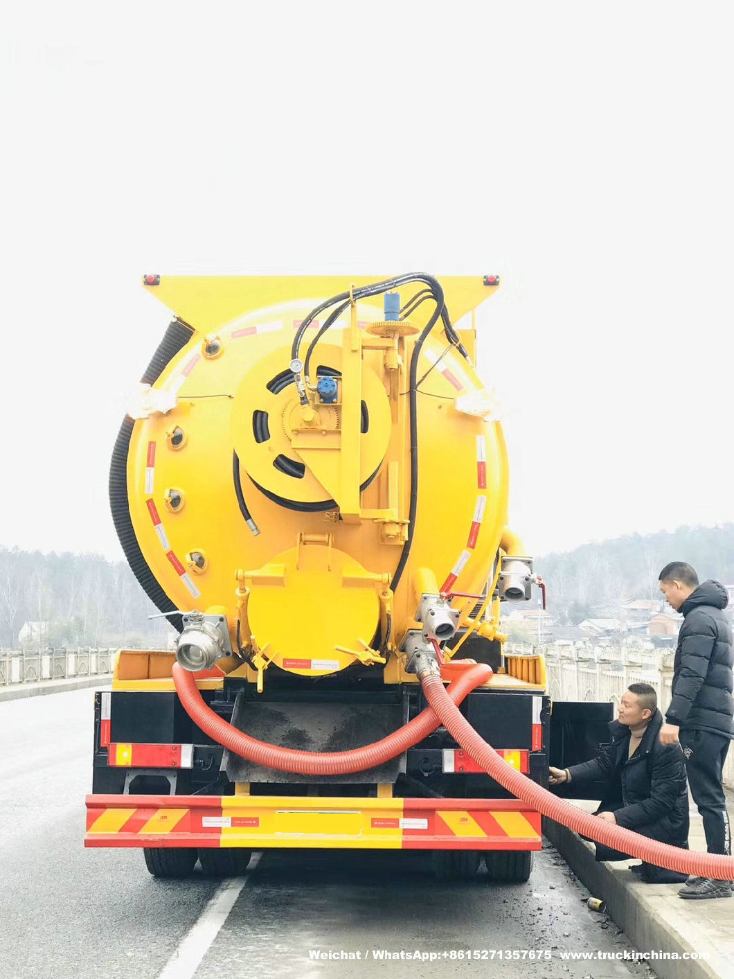 Dfl Supersucker Combined Vacuum Jetting Tanker Trucks (9CBM Water tank and 11CBM Sewage tank Jet VAC Tanker)