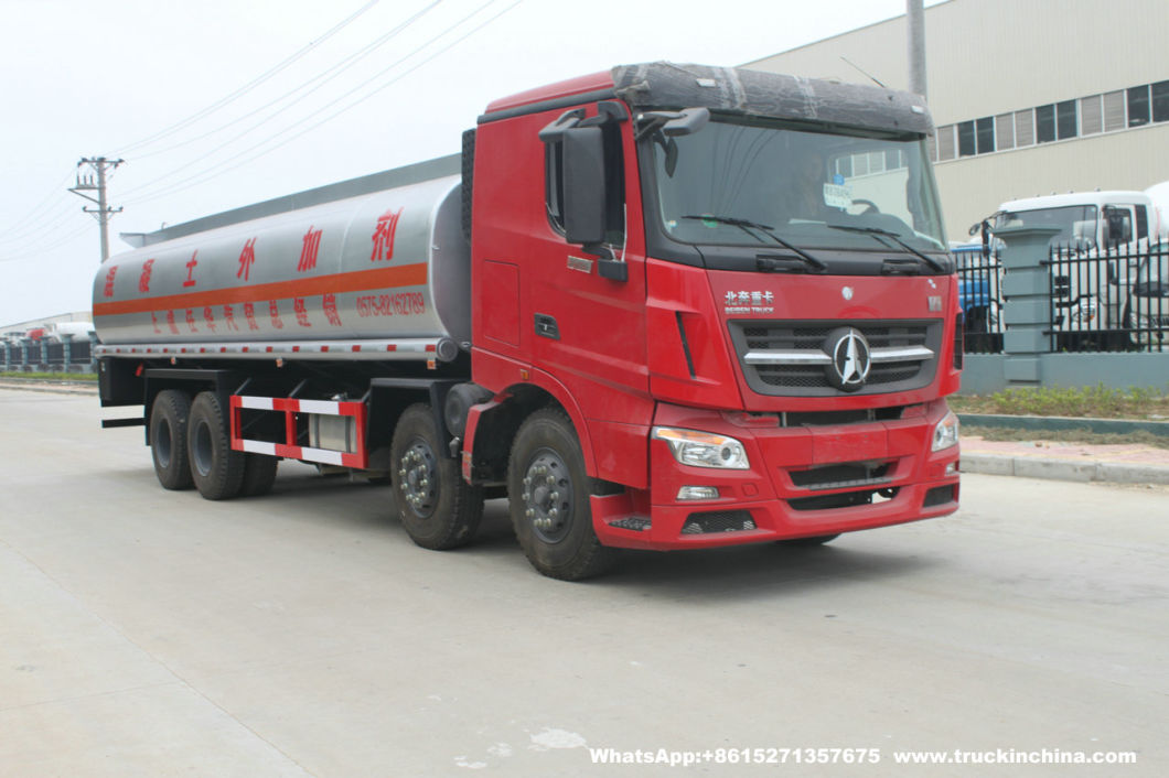 Beiben Stainless Steel Tanker Trucks V3 for Transport Concrete Water Reducing Admixture