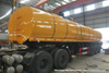 33t Asphalt Tanker for Liquid Hot Bitumen Transport with Heating System Rockwool Wraped Insulation with Baltur Diesel Oil Burner Generator
