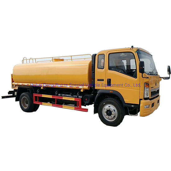 Sinotruk HOWO 10cbm Water Bowser Tank Truck (10000L Water Sprinkler Truck LHD, Right Hand Drive)
