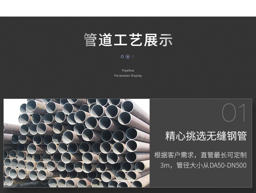 Steel Lined PE (PTFE / PP /PO) Pipe for Chemical Factory