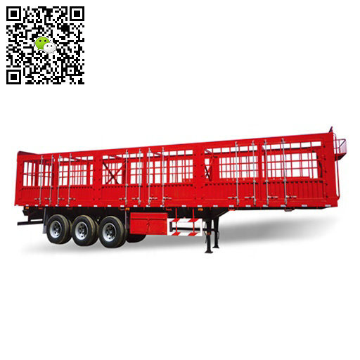 Customized 3axles Livestock Cargo Transport Trailer 40t-60t