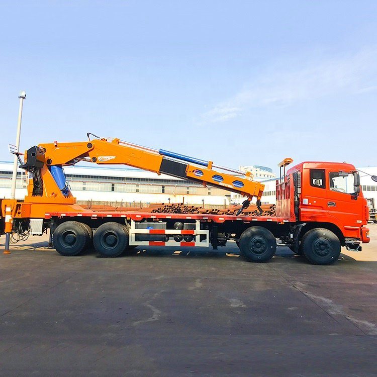 Dongfeng Hydraulic Truck Mounted Crane 80ton Sq1600zb6 Max Lifting Moment 1600 Kn. M