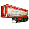 Customized 30FT Yellow Phosphorus Tank Tank Container ISO Stainless Steam Heating Jacket 25000liters