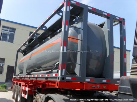 Class 3 Toxic Chemical Isotank (30FT Tank Container) for Trichlorosilane Sihcl3 Sicl4 Ticl4 Pcl3 25cbm-30cbm